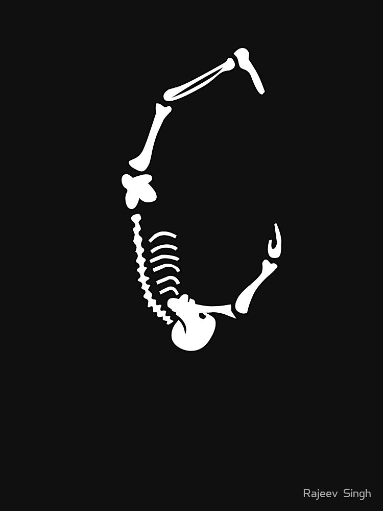 Skulls doing yoga initial monogram C by Rajeev  Singh
