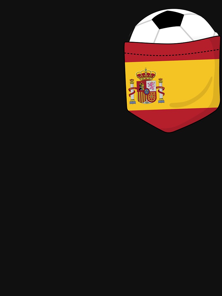 Soccer Spain in the breast pocket by peter2art