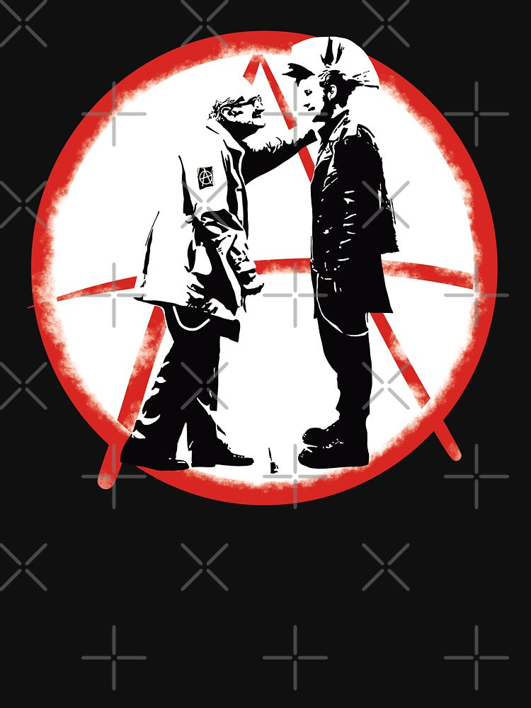 Old Punk - Anarchy Symbol by gardentree