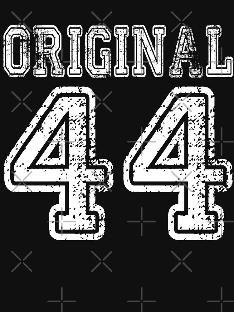 Original 44 1944 2044 T-shirt Birthday Gift Age Year Old Boy Girl Cute Funny Man Woman Jersey Style by arcadetoystore