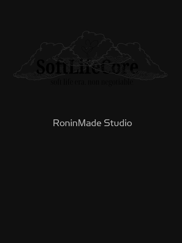 SoftLifeCore Soft Life Era Non Negotiable Aesthetic Sticker Gift by RoninMade Studio