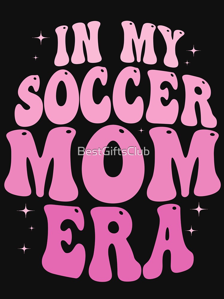 In My Soccer Mom Era Groovy Soccer Mama Football Women Gift by BestGiftsClub