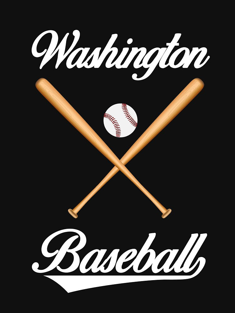 Washington Baseball T-Shirt for Men and Women by AllStarMerch