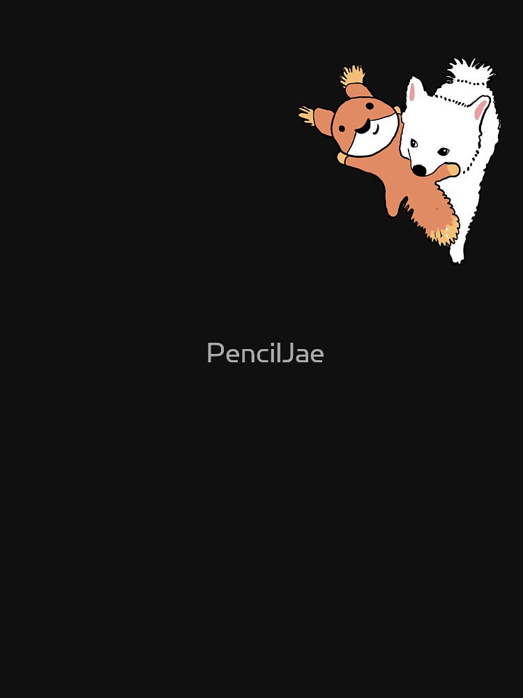 White Spitz Dog Sticker by PencilJae