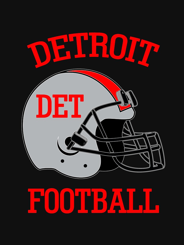 Detroit Football T-Shirt for Men and Women by AllStarMerch