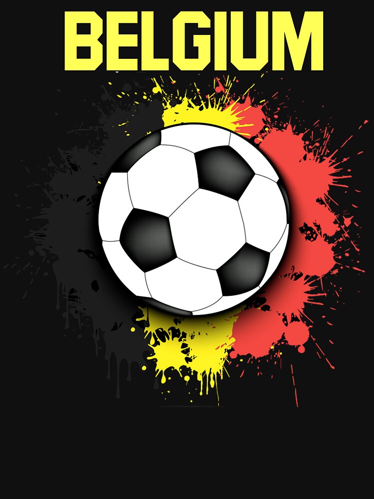 Belgium Soccer Shirt - Belgium Football Shirt by Galvanized
