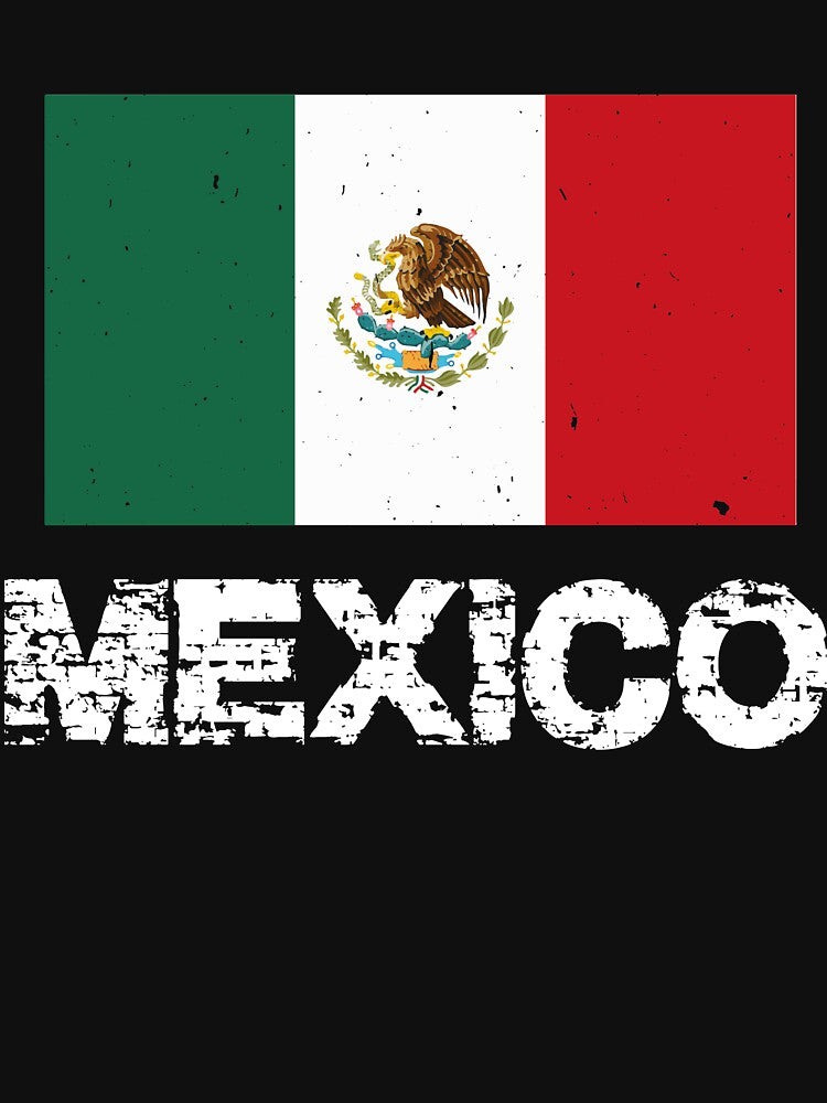 Mexico Flag T-Shirt for Men and Women by AllStarMerch