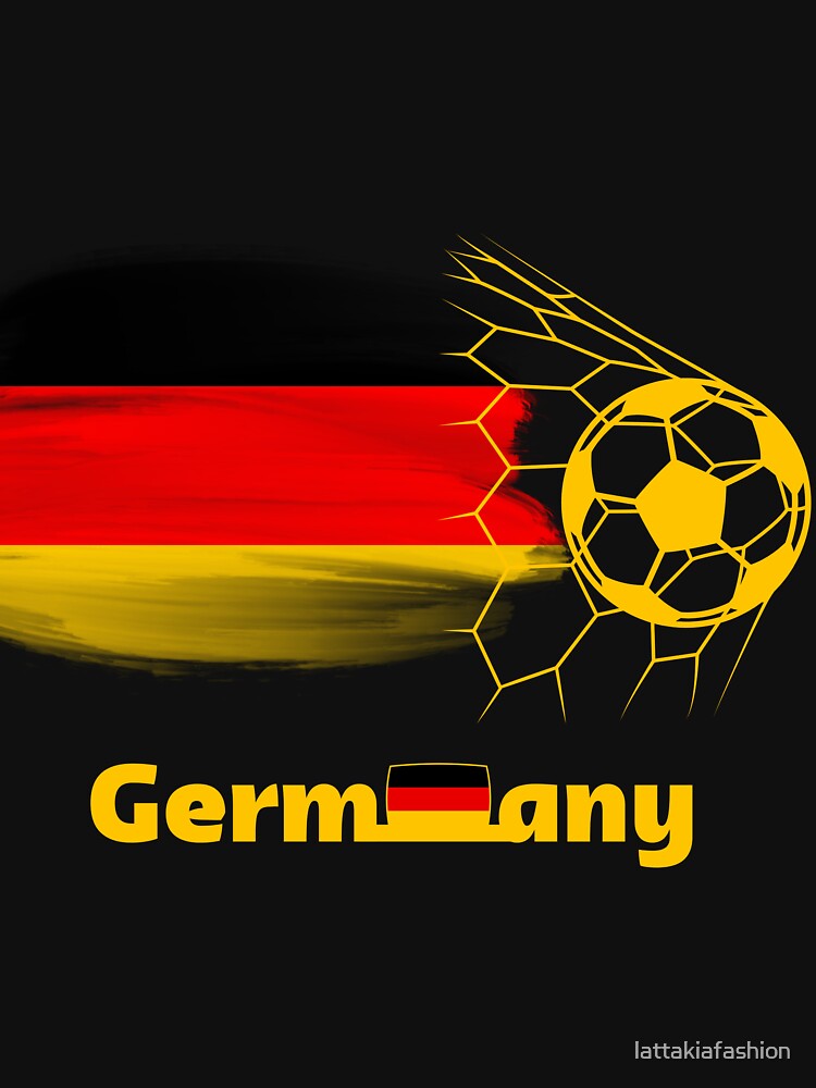 germany national team sticker and t-shirt by lattakiafashion