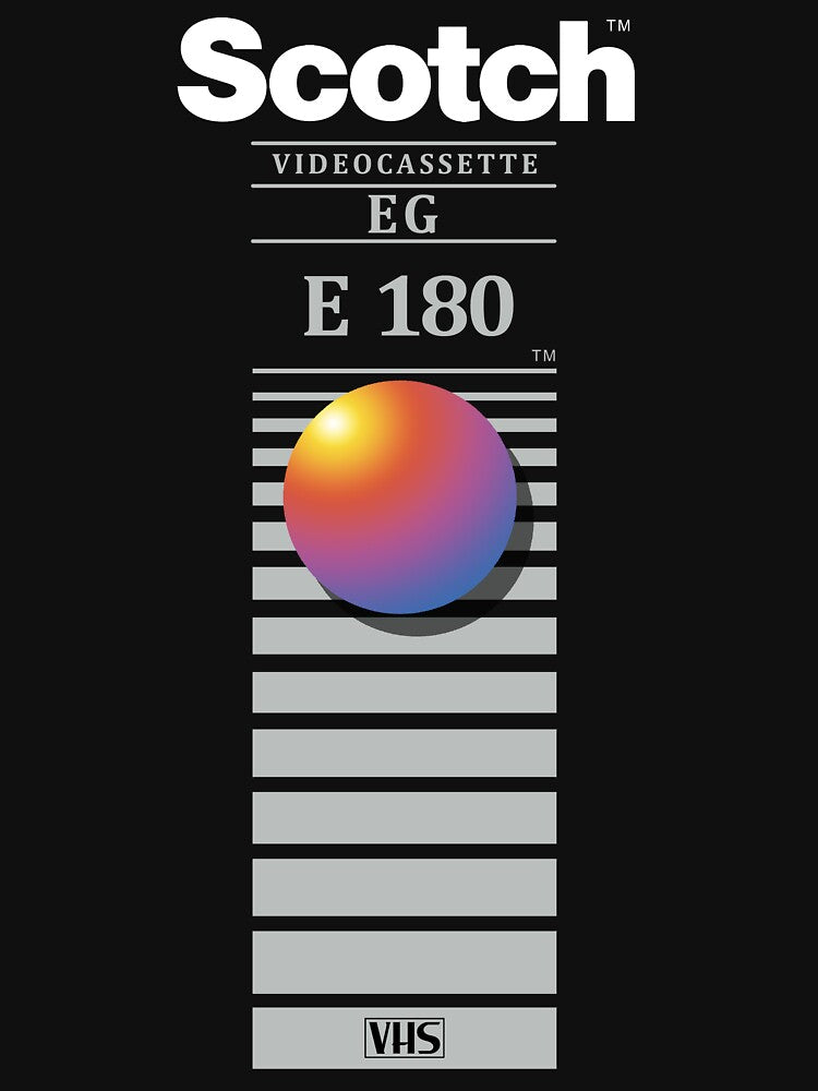 "Re-record, not fade away" - Scotch VHS by tvcream