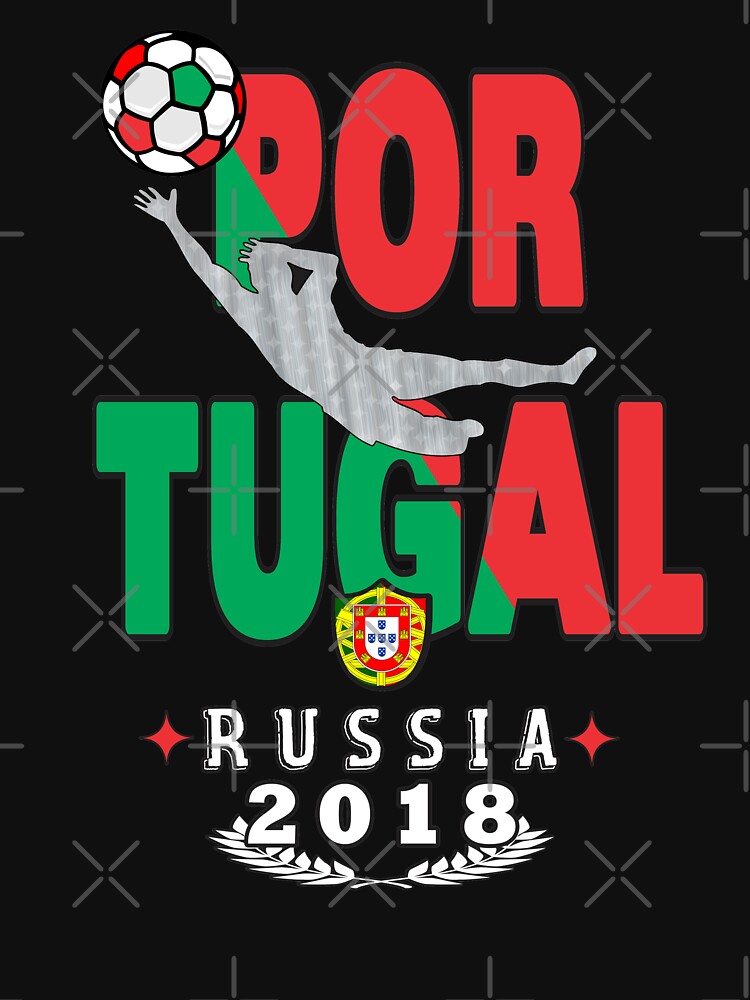 Portugal world cup soccer Russia in 2018 Tshirt championship by Tetete
