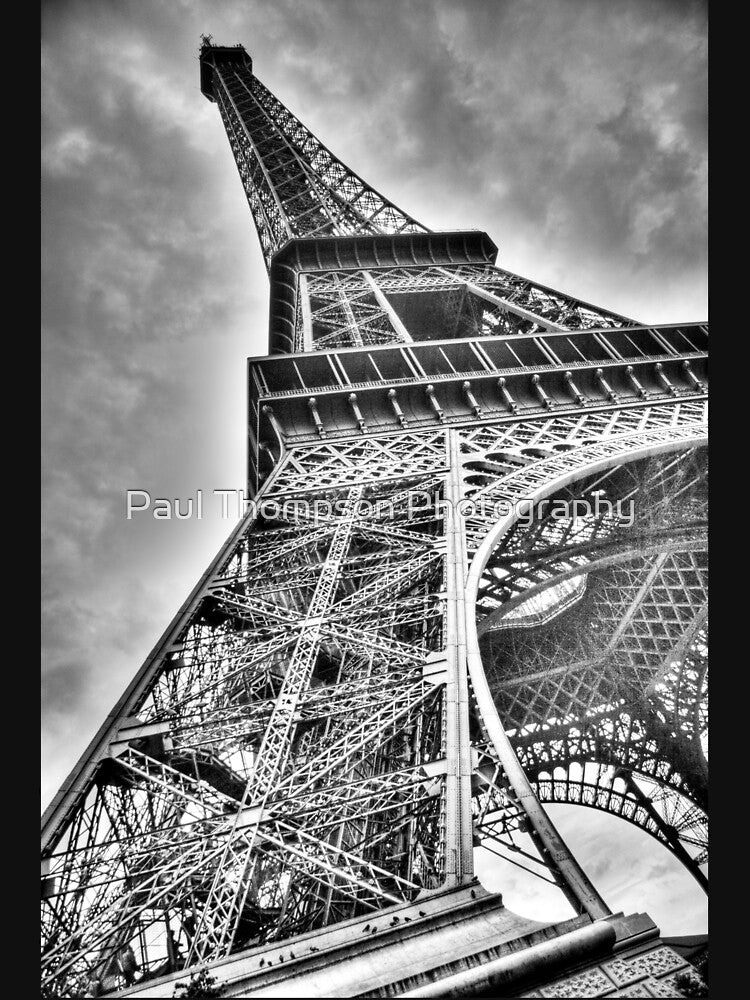Eiffel Tower Black & White by Paul Thompson Photography