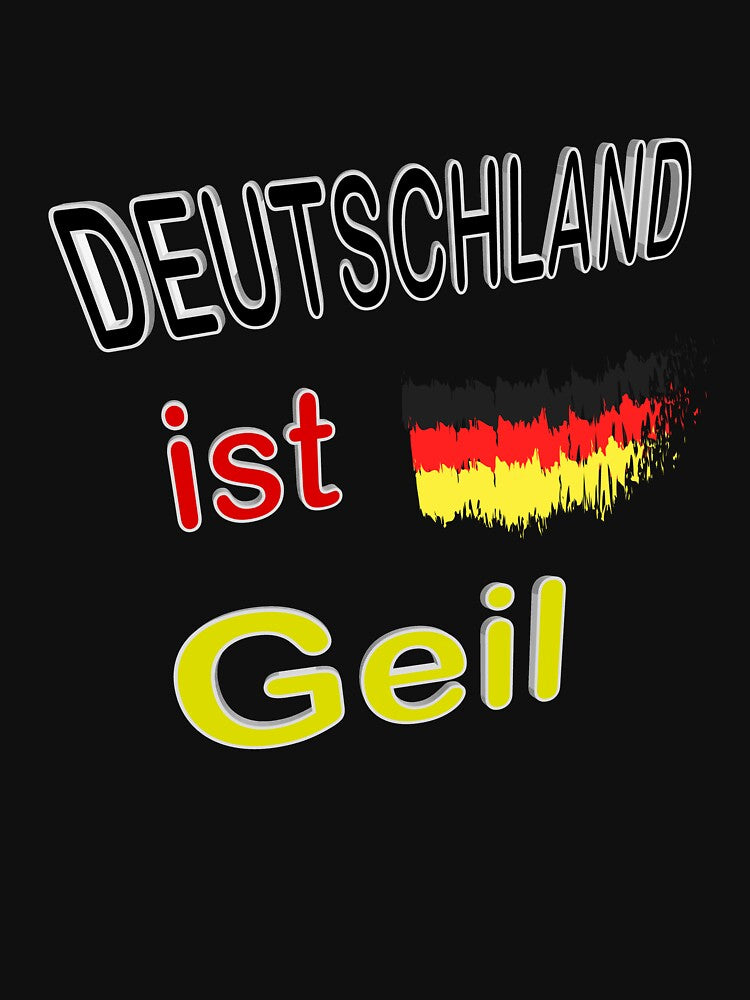 Germany is Geil 3D Design Flag Fan Gift Football Sport by dm4design