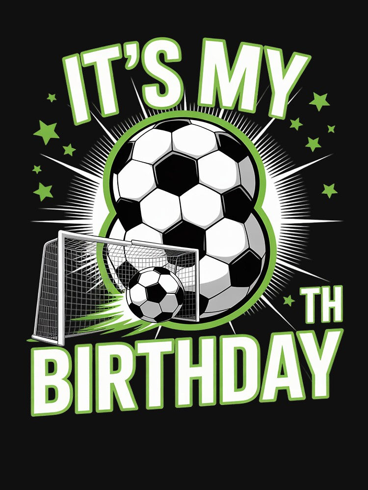 8 Year Old It's My 8th Birthday Soccer Ball by KonstanKoraner