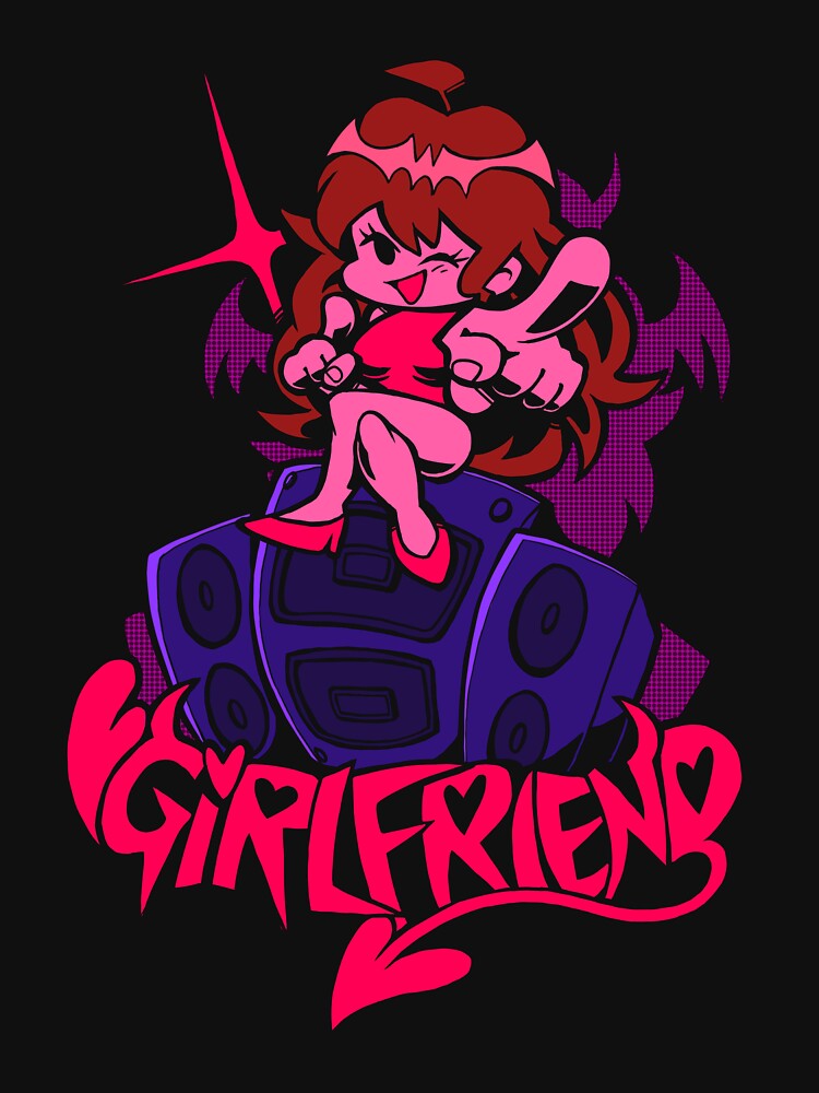 Girlfriend <3 (Friday Night Funkin) FNF T-Shirt by coolartdotcom