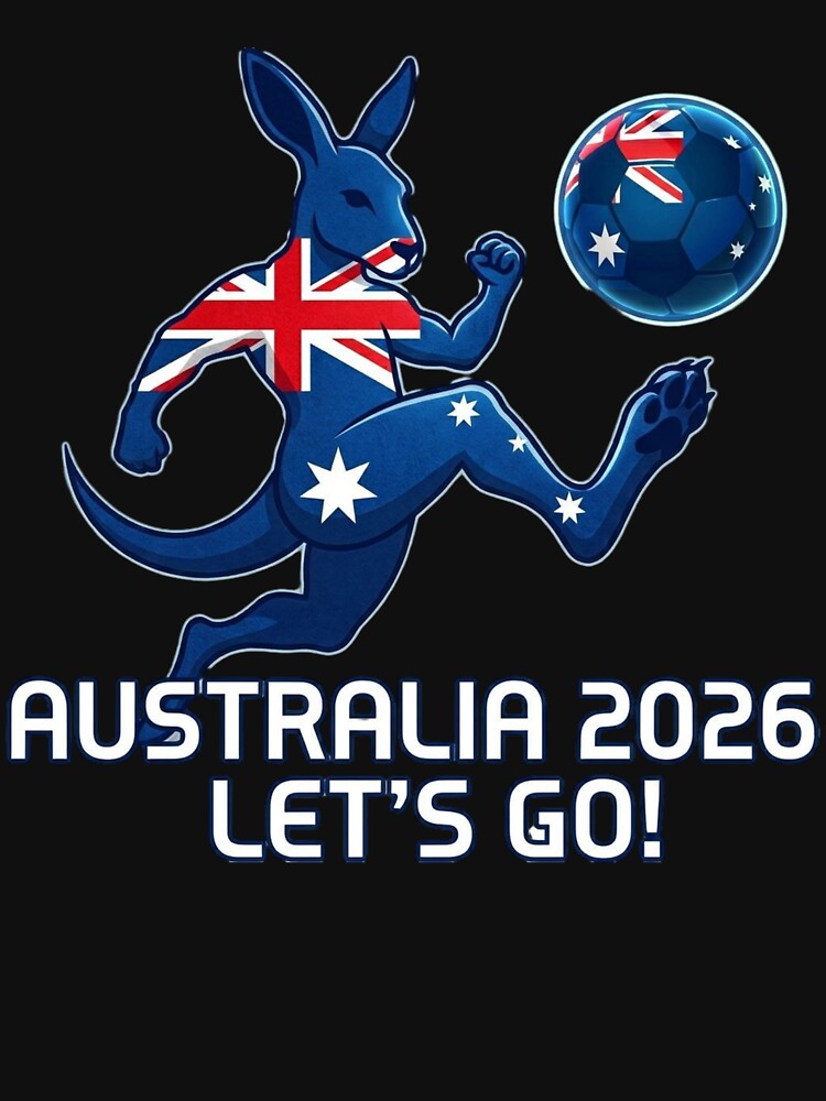 Australia 2026 Soccer Kangaroo Shirt | Aussie Football Fan Design | Let’s Go Australia Sports Gift by Prime legend