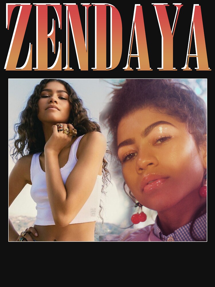 Zendaya 90s Vintage Black Shirt, Hoodie by AndreaRuge