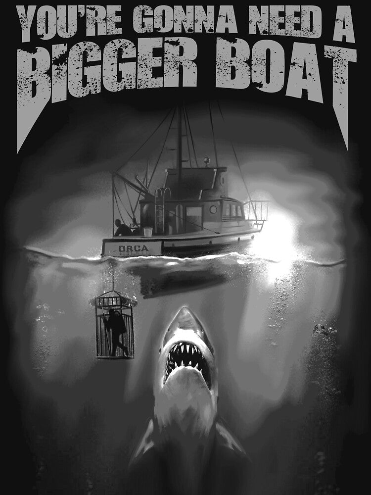 Quint's Amity Island Fishing You're Gonna Need a Bigger Boat by simopt