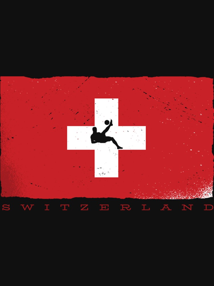 Football Switzerland Jersey Flag Fan Soccer Gift Classic T-Shirt by flvbelgrace