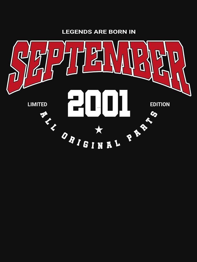 September legends 2001 by HB Shirts