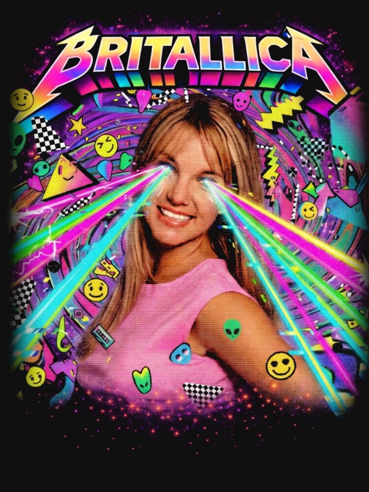Britallica Britney Spears Metal Tribute 90s style by Smells Like Merch Spirit