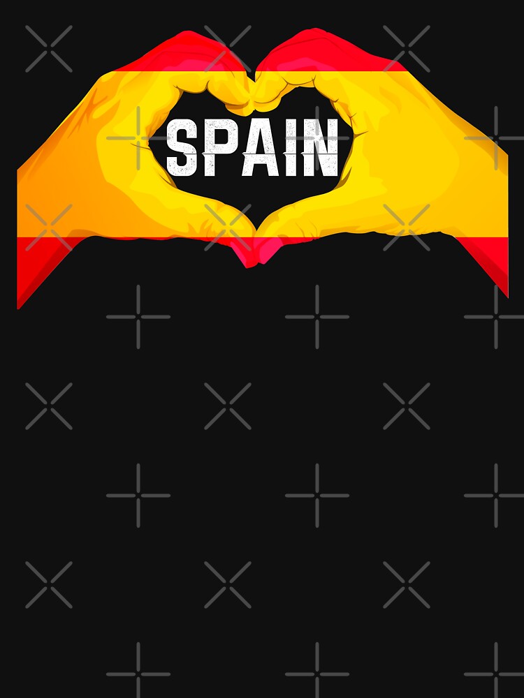 Spanish Flag Heart Spain by MagicBoutique