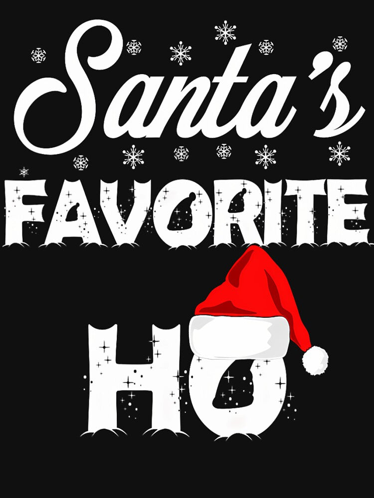Santa's Favorite Ho Funny Christmas 	 Short Sleeve by onutachaikal