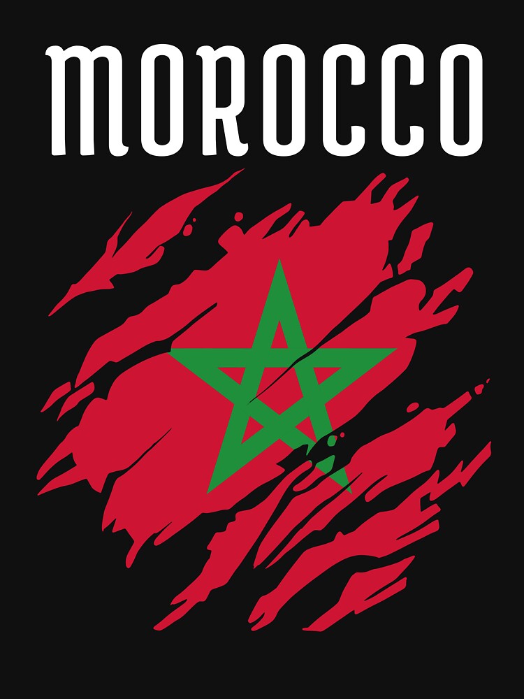 Moroccan Flag Gift Soccer Team Jersey For Morocco Fans by ollalla