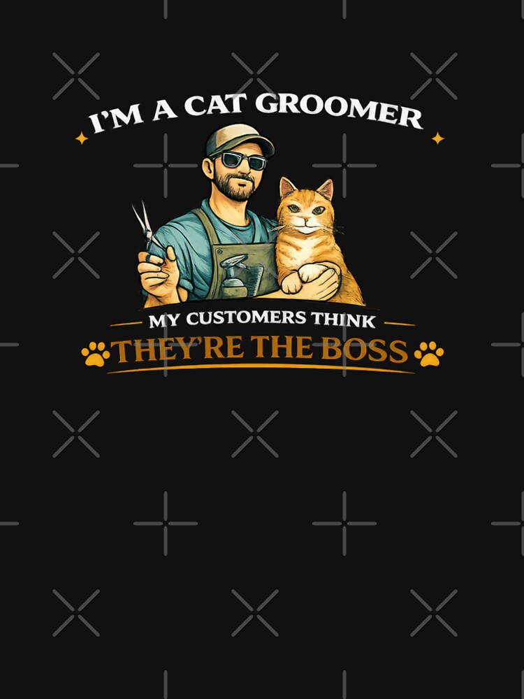 Male Cat Groomer 01 by Elisabeth Lucas