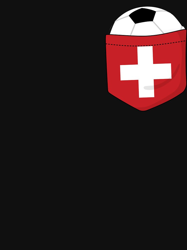 Football Switzerland in the breast pocket by peter2art