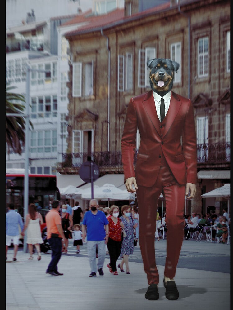Doggy fashion red by Tony Vazquez