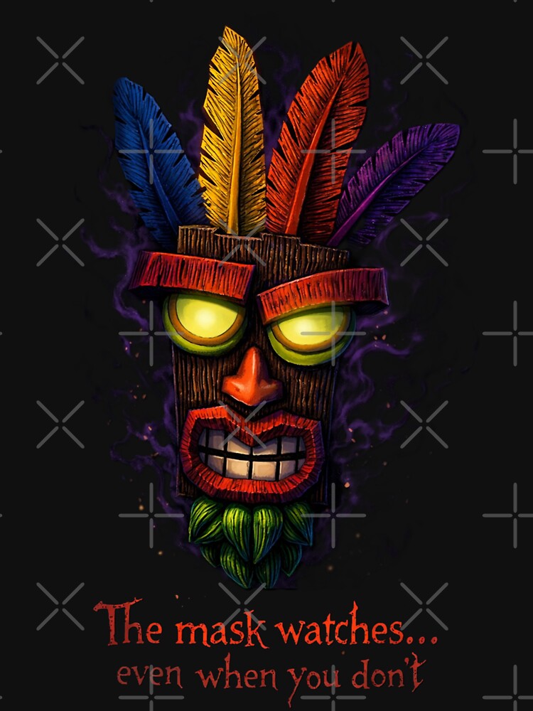 Aku Aku Dark Fantasy Tribal Mask by DogLord