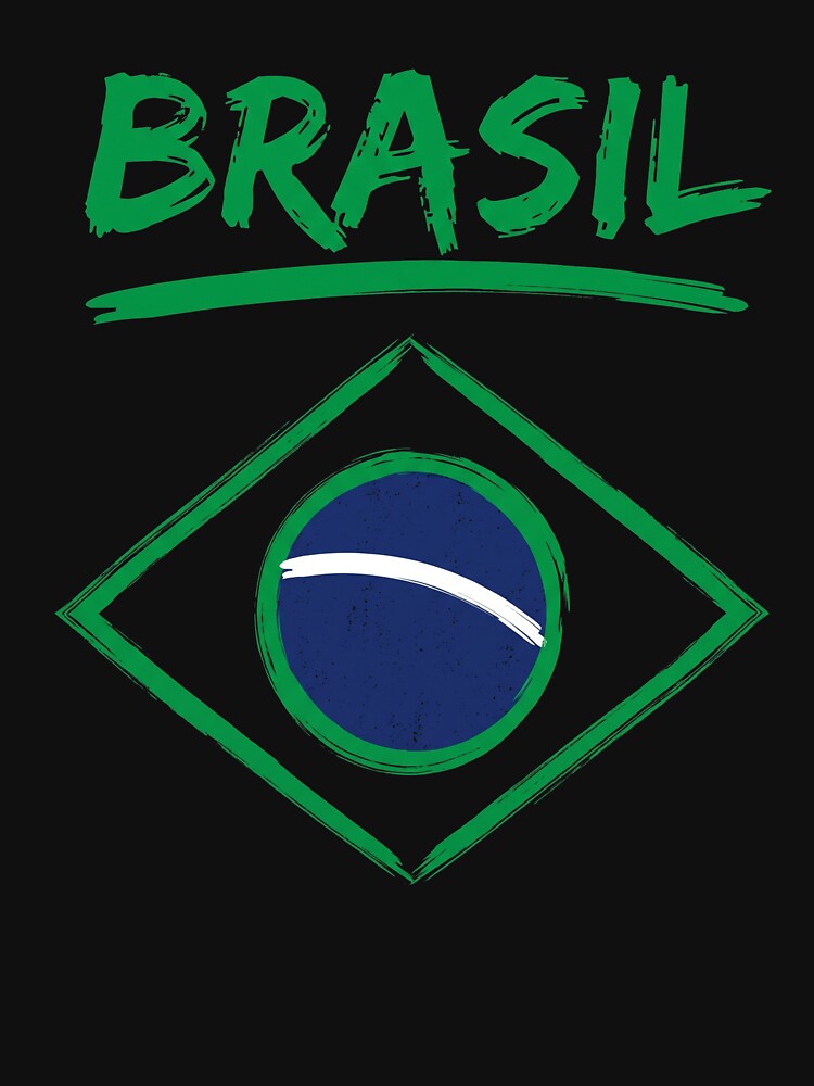 Brasil Brazilian Country Nation Pride Patriot Fan by SofenArt