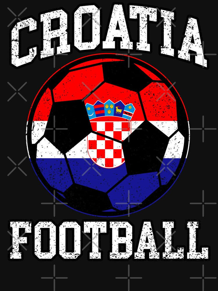 SOCCER BALL - CROATIA | Soccer Fans and Teams for Men and Women t-shirt by wallsandpatts
