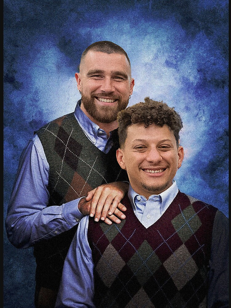 Kelce and Mahomes Stepbrothers by VVdesigns