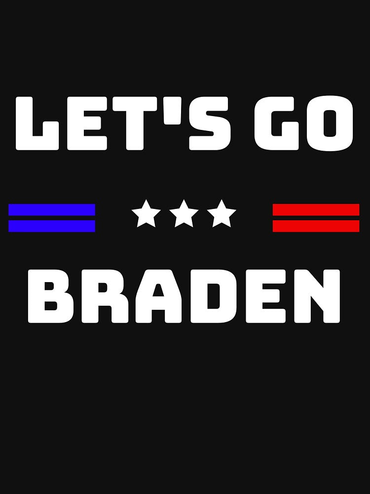 Let's Go Braden Brandon US Flag Funny Trendy by MARCOS LILI