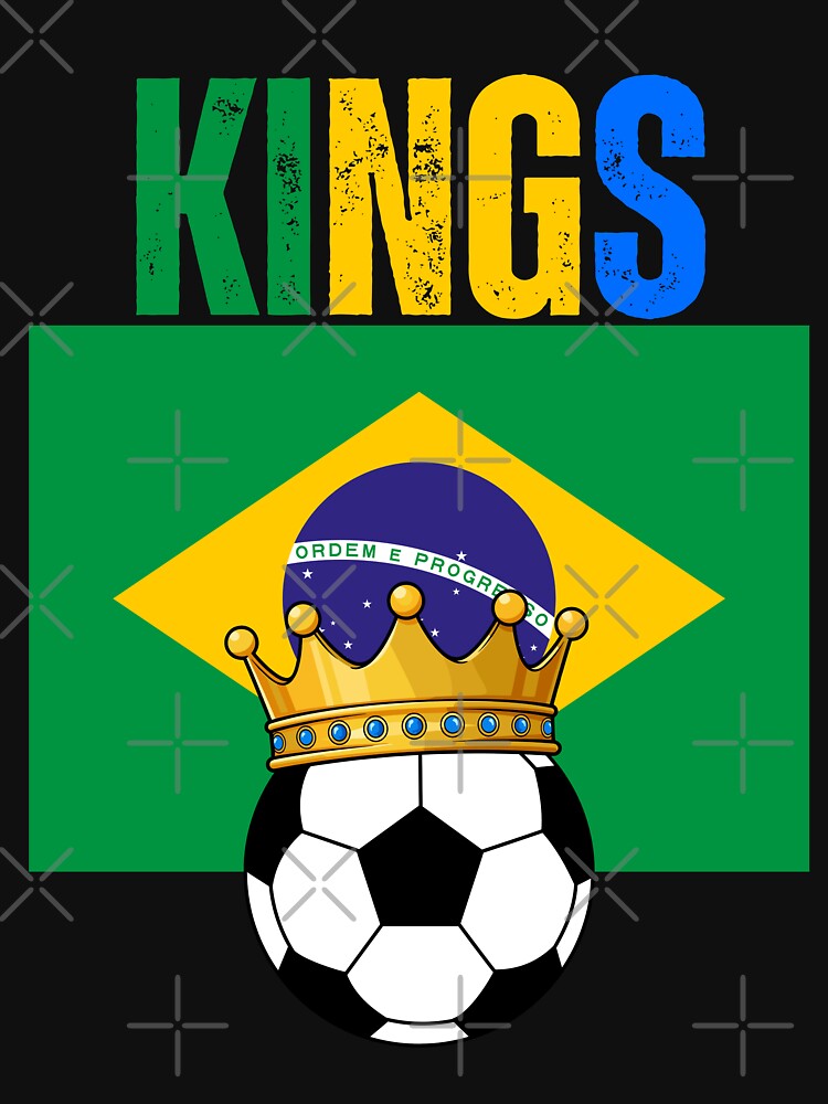 Brazil Kings of Football Soccer Fan Design by Karim-Karem