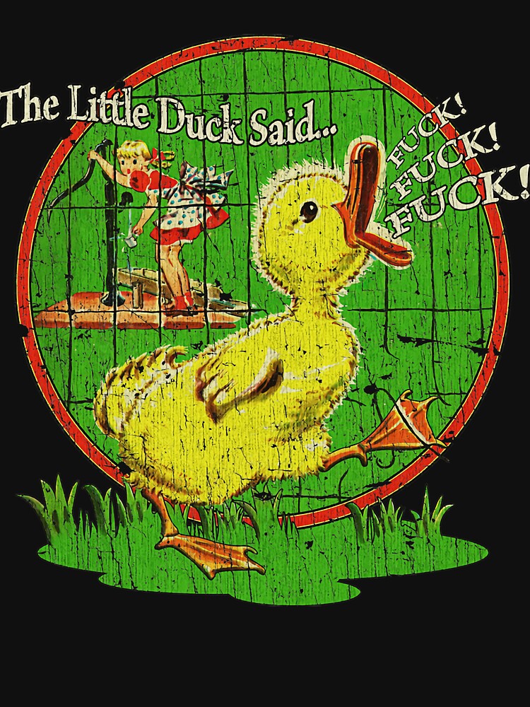 Duck Lover The Little Duck Said Fuck! Fuck! Fuck! 1979 by VinzenzBertram