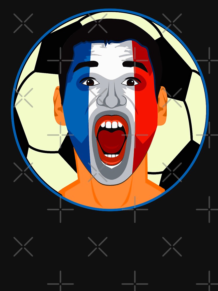 Portrait of a French football player by Astralia