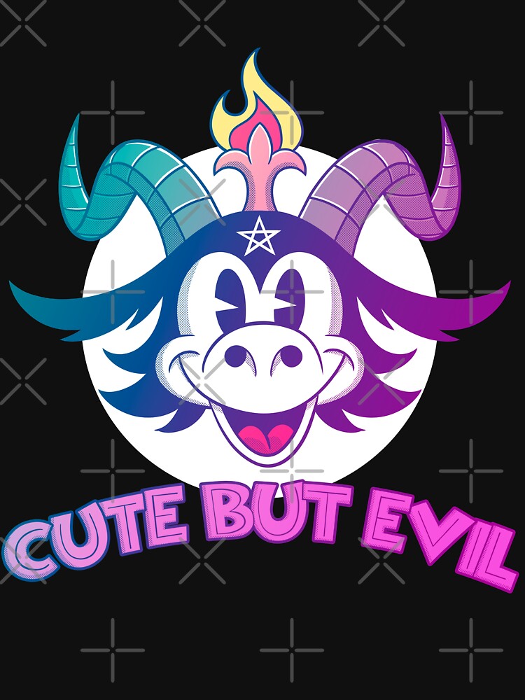 Blackcraft Pastel Goth Baphomet Cute but Evil pink by AlteregoShop