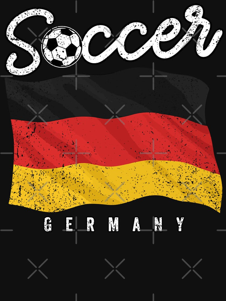 SOCCER TEAMS BIG FLAG - GERMANY - Fans and Teams for Men and Women T-shirt by wallsandpatts