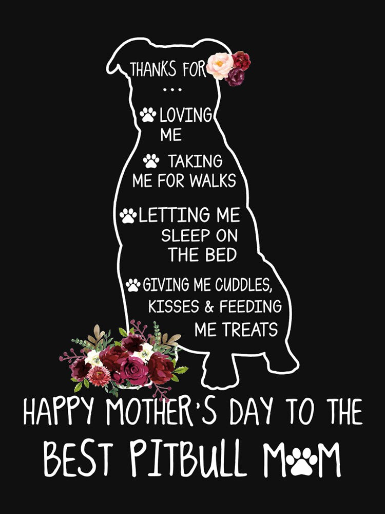 Best Pitbull Mom  Funny Dog Mom Idea For Mothers Day Long Sleeve TShirt116 by etamarapk
