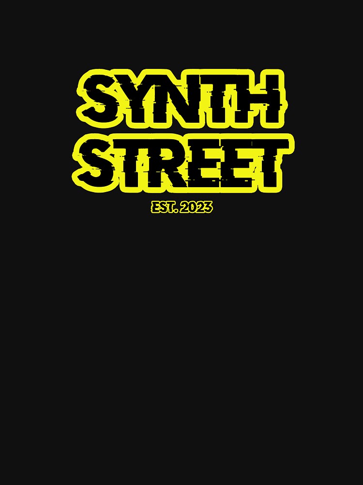 Synth Street Logo Black/Yellow by SynthStreet