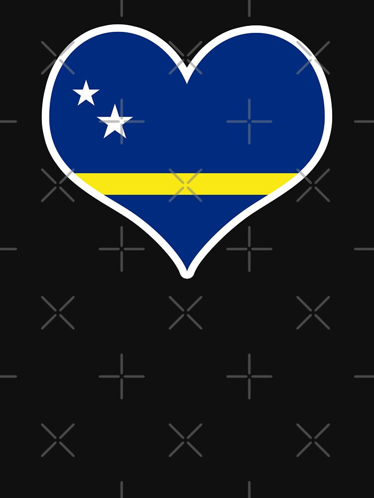 Curacao Flag Heart by PKHalford