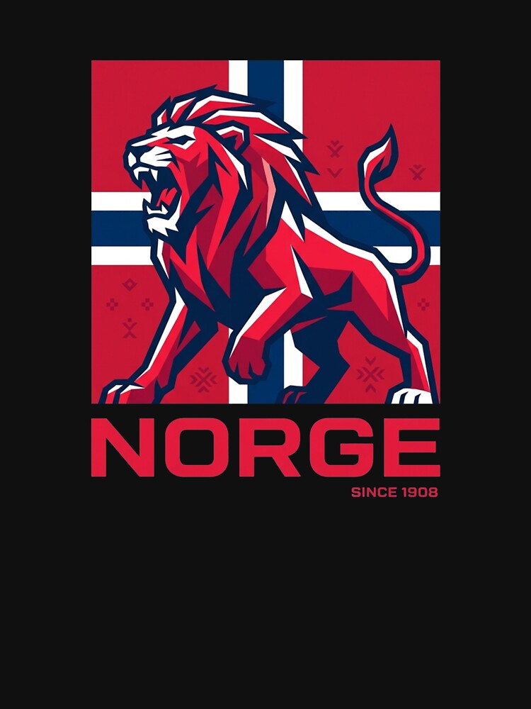 Norway Football Lions Nordic Supporters Pride by DuckOddity