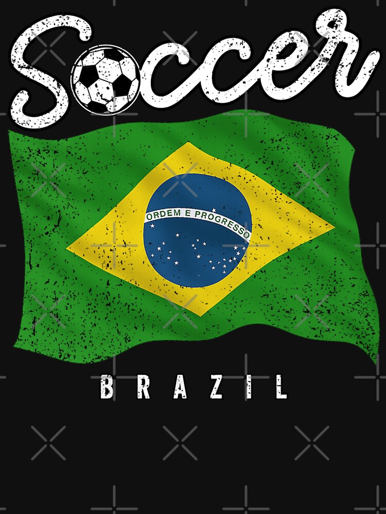 SOCCER TEAMS BIG FLAG - BRAZIL - Fans and Teams for Men and Women T-shirt by wallsandpatts