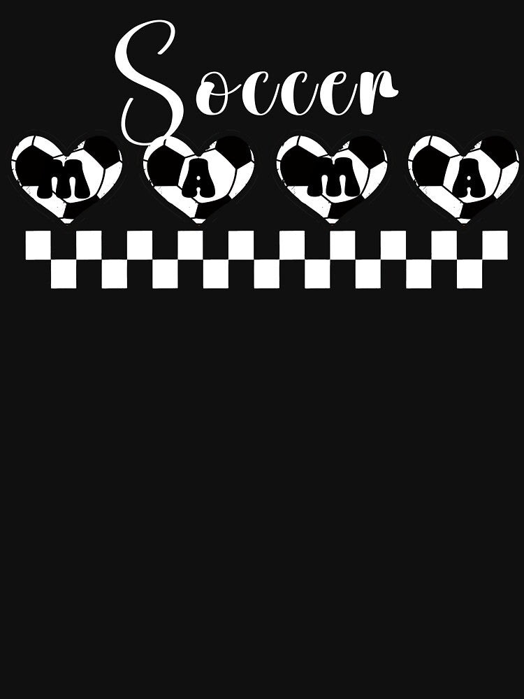 Soccer Mama Checkerboard Hearts by LashondaGreen89