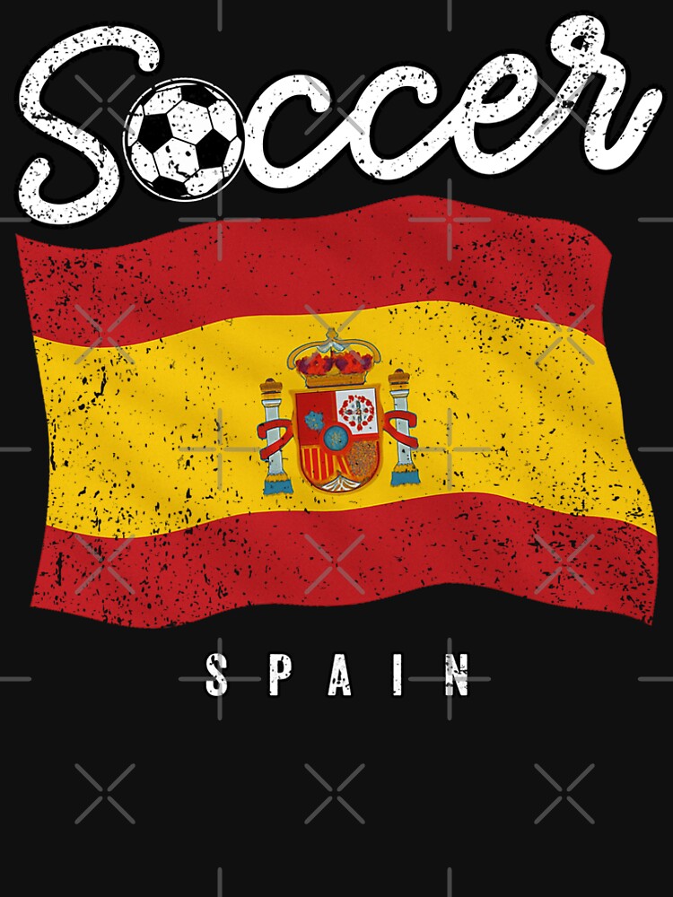 SOCCER TEAMS BIG FLAG - SPAIN - Fans and Teams for Men and Women T-shirt by wallsandpatts