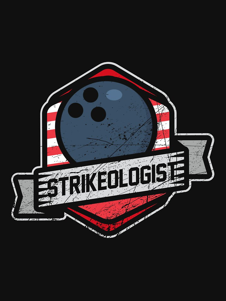 Strikeologist Bowling T-Shirt for Men and Women by AllStarMerch
