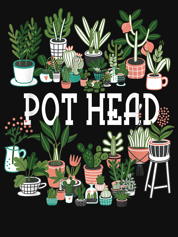 Plant Lover and Gardener: Pot Head Succulent Short Sleeve T-Shirt by animal-x1