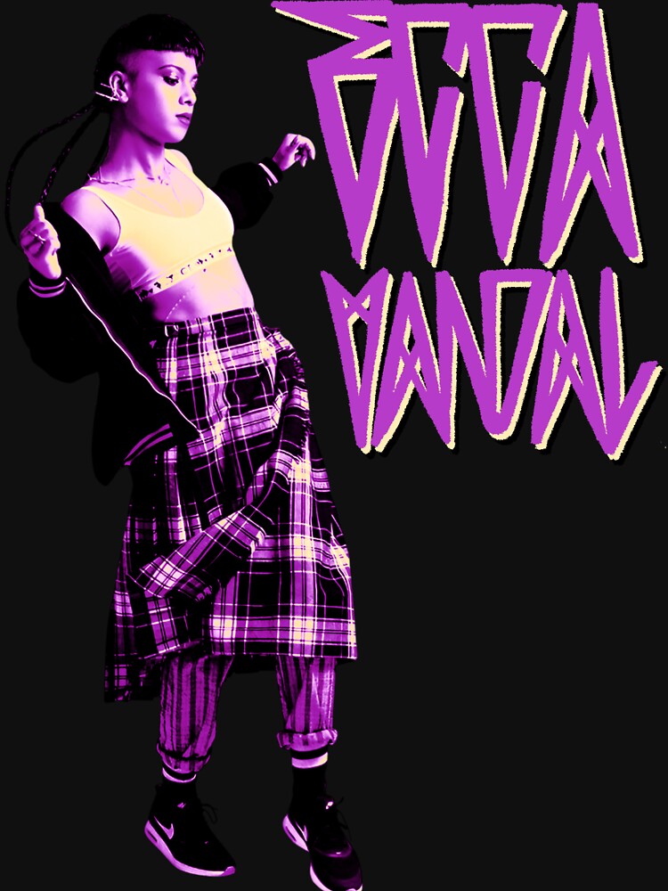 Purple Typography With Alternative Rock Woman Musician by HydroSketchy